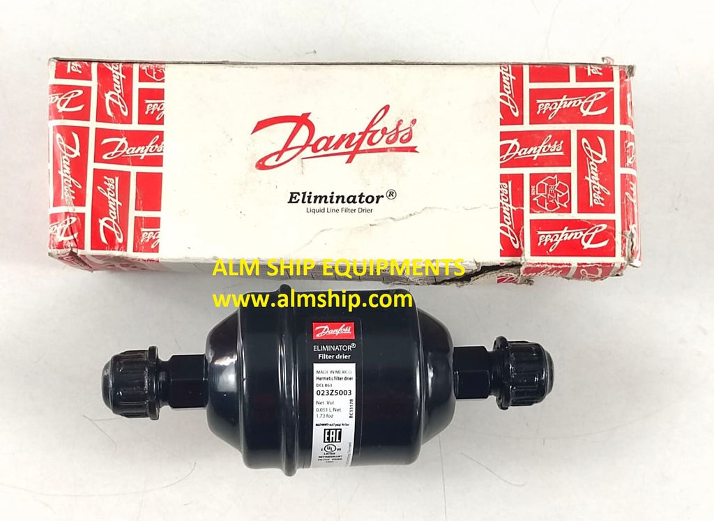 Danfoss DCL 053 0253Z5003 Eliminator Filter Drier | ALM SHIPCloseClose